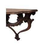 DR - Vintage Carved Wooden Wall-Mount Console Table
