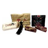 DR - Beautiful Embroidered Pouches & Lipstick Holders
