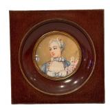 DR - Miniature Antique Portrait Print