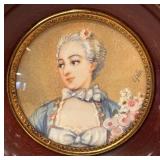 DR - Miniature Antique Portrait Print