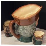 DR - Three Royal Doulton Toby Mugs