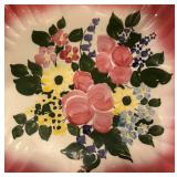 DR - Vintage Decora Hand Painted California Ceramic Wall Decor