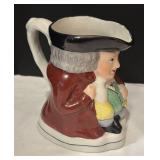 DR - Royal Doulton Toby Jug & Staffordshire Toby Jug Pair