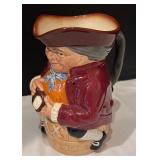 DR - Royal Doulton Toby Jug & Staffordshire Toby Jug Pair