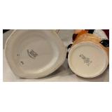 DR - Royal Doulton Toby Jug & Staffordshire Toby Jug Pair