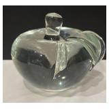 DR - Glass Apple Paperweight