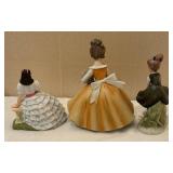 DR - Three Pretty Lady Figurines Kelvin