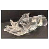 DR - Crystal Bird in Hand Figurine