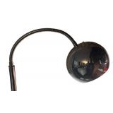 FR - Vintage Italian Arc Floor Lamp - Marble Base, Adjustable Neck