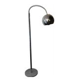 FR - Vintage Italian Arc Floor Lamp - Marble Base, Adjustable Neck