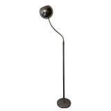 FR - Vintage Italian Arc Floor Lamp - Marble Base, Adjustable Neck