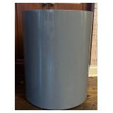 FR - Pair of Contemporary Gray Round Side Tables