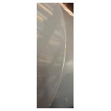 FR - Pair of Contemporary Gray Round Side Tables