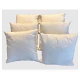 FR - Six Wonderful White Accent Pillows