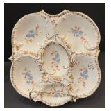 DR - Three Porcelain Oyster Plates by Haviland Limoges of France, Altrohlau of Austria and More