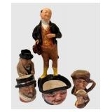 C6 - Royal Doulton and Staffordshire Toby Jugs & Mugs