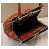 DR - Handbag - Floral Pattern with Black Frame