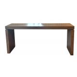 LR - Brown Wood Console Table