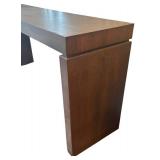 LR - Brown Wood Console Table