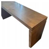 LR - Brown Wood Console Table
