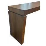 LR - Brown Wood Console Table