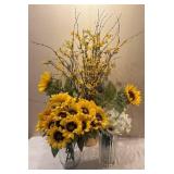 LR - Three Faux Floral Arrangments