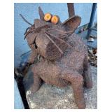 FY - Cast Iron Cat Statue - Outdoor Garden Decor