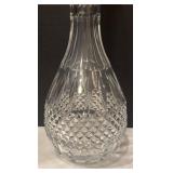 DR - Vintage Crystal Decanter with Diamond-Cut Pattern