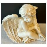 LR - Cherub Plastic Statue - 10 Inches Tall