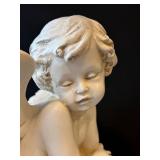 LR - Cherub Plastic Statue - 10 Inches Tall