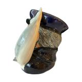 C11 - Five Vintage Character / Toby Jugs including Royal Doulton Character Jug Capt Ahab