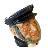C11 - Five Vintage Character / Toby Jugs including Royal Doulton Character Jug Capt Ahab