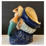 C11 - Five Vintage Character / Toby Jugs including Royal Doulton Character Jug Capt Ahab