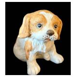 C1 - Six Ceramic Beagle Dog Figurines - Tallest 3 in