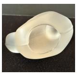 Frosted Glass Animal Figurines - Bunny, Cat, Chick, Snail (Lot of 4)