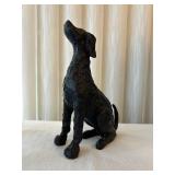 C1 - Black Cast Iron Dogs - Tallest 8 in (Lot of 2)