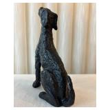 C1 - Black Cast Iron Dogs - Tallest 8 in (Lot of 2)