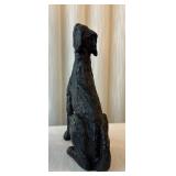 C1 - Black Cast Iron Dogs - Tallest 8 in (Lot of 2)