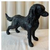 C1 - Black Cast Iron Dogs - Tallest 8 in (Lot of 2)