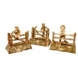 C1 - Set of Three Antique Royal Worcester Porcelain Figurines