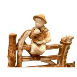 C1 - Set of Three Antique Royal Worcester Porcelain Figurines