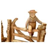 C1 - Set of Three Antique Royal Worcester Porcelain Figurines