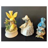C3 - Bri Jay Ceramic Bird Figurines - 3-Piece Set