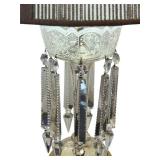 LR - Crystal Glass Table Lamps - Pair