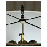 LR - Crystal Glass Table Lamps - Pair