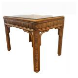 LR - Indonesian Rattan Coffee Table with Glass Top