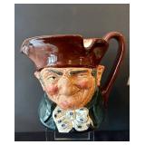 C3 - Royal Doulton Toby Jugs - Set of 5 Hand-Painted Character Mugs includes Royal Dolton Old Charley Character Jug