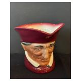 C3 - Royal Doulton Toby Jugs - Set of 5 Hand-Painted Character Mugs includes Royal Dolton Old Charley Character Jug