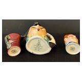 C3 - Royal Doulton Toby Jugs - Set of 5 Hand-Painted Character Mugs includes Royal Dolton Old Charley Character Jug