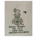 LR - Royal Doulton Forty Winks HN 1974 Figurine